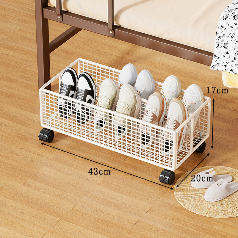 Unterbett Metallgitter Schuhschubladenorganisator mit Mehrfachfächern Trenner