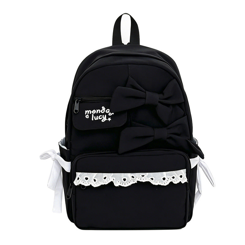 Süße Rucksack mit Schleifen-Detail Karnz