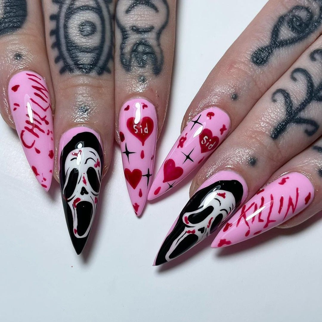 Urlaubs-Themen Press-On Nail Art Karnz