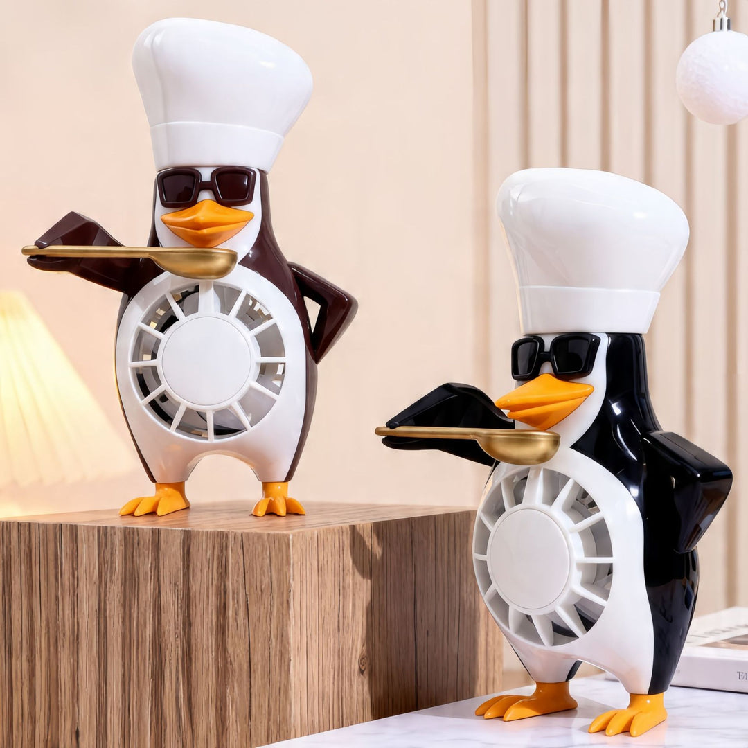 Unisex Tischventilator im cleveren Pinguin-Design Karnz