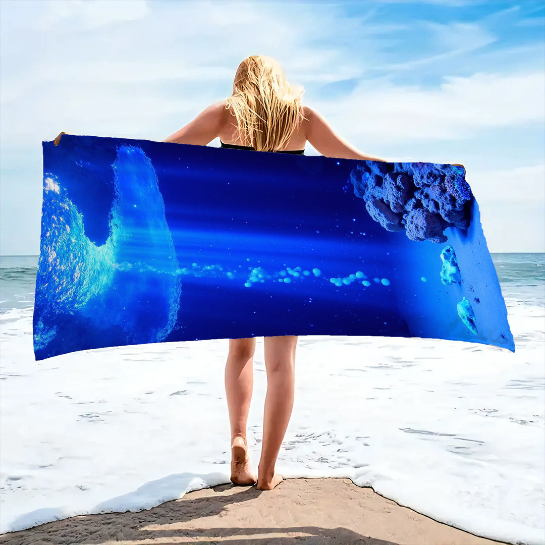 Luxuriöses Übergroßes Strandtuch Karnz