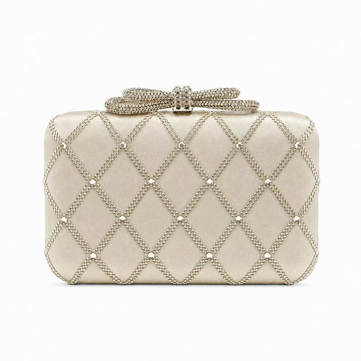 Elegante gesteppt Satin Abendhandtasche