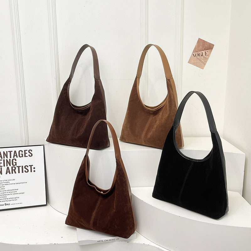 Wildleder Casual Hobo Tasche Karnz