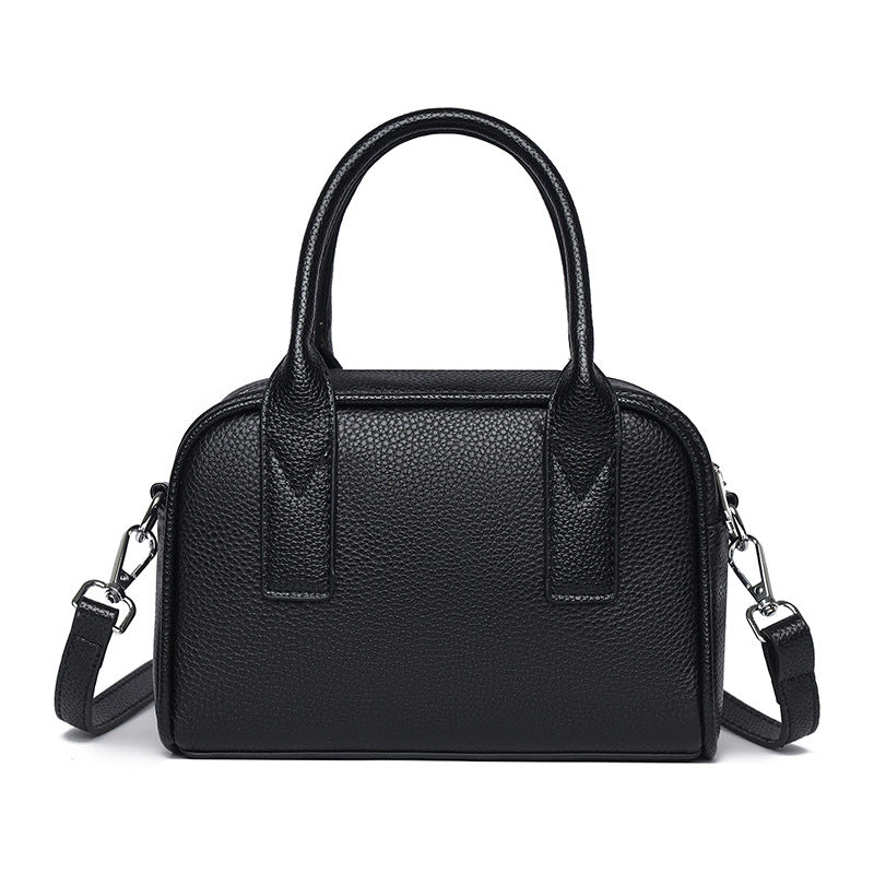 Texturiertes Leder Mini Handtasche Karnz
