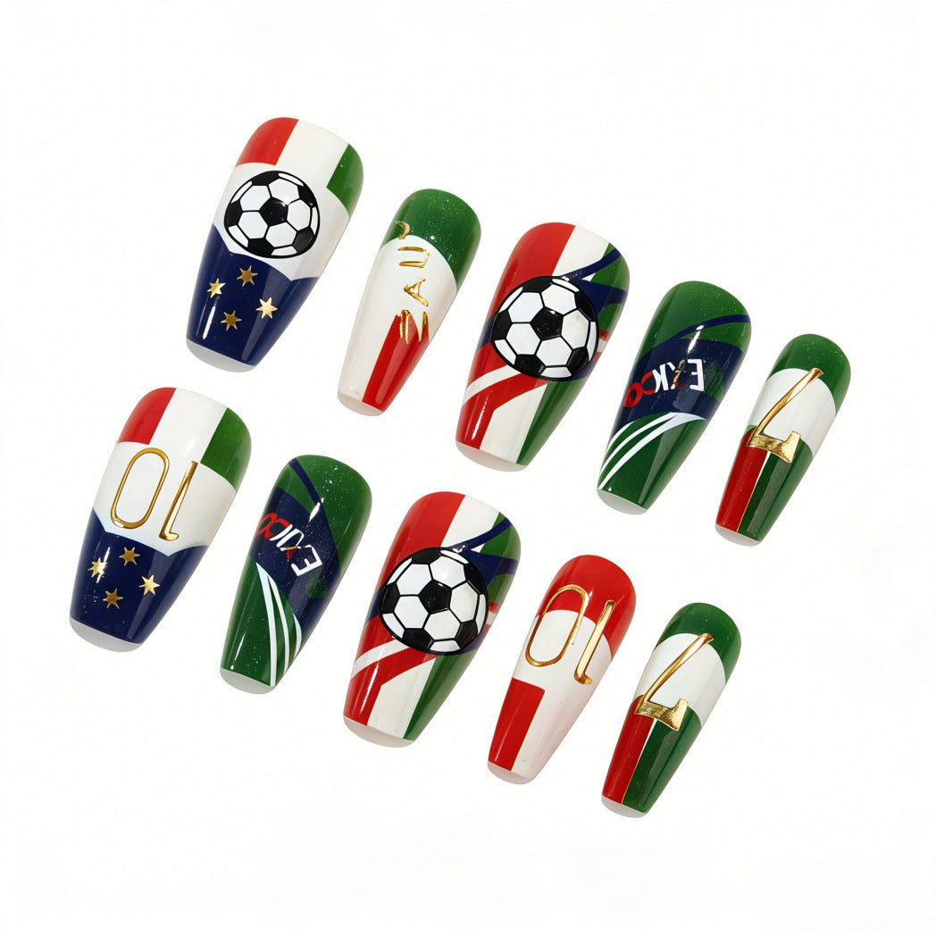 Sportliche Nagelkunst Design Karnz