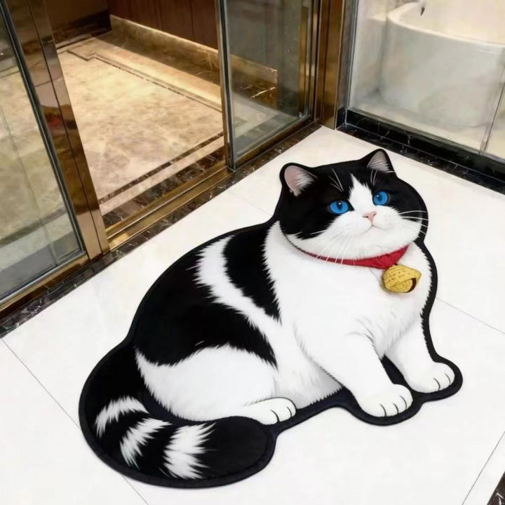Kat-förmige Plüsch-Badematte