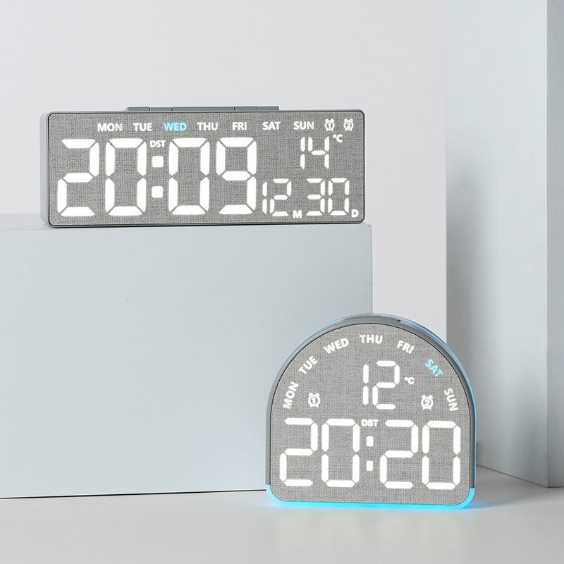 Digitaler Wecker mit Temperatursensor und Dateianzeige Karnz