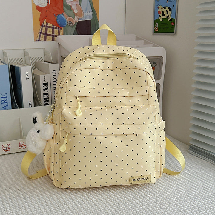 Fun gepunktetes Muster Rucksack