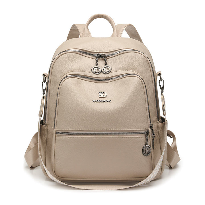 Multi-Funktionaler Leder-Rucksack Karnz