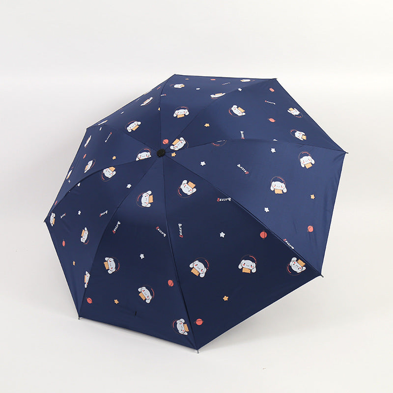 Damen Falt-Regenschirm mit lustigem Tierdesign Karnz
