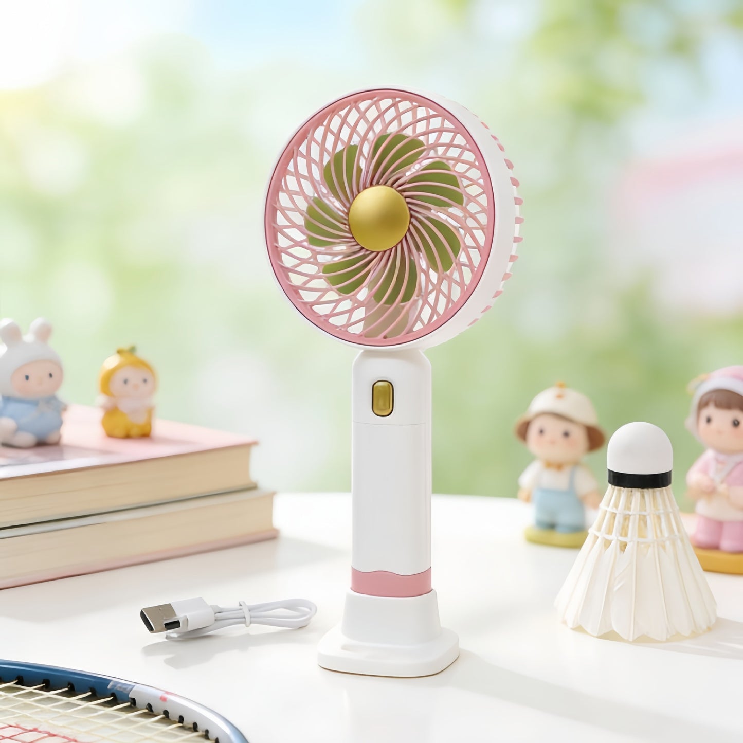 Damen Tragbarer Handventilator mit variablem Geschwindigkeitsmodus Karnz