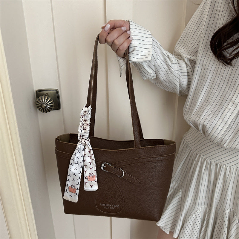 Bequeme Leder-Tote-Bag