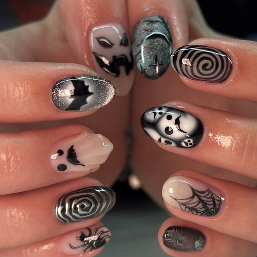 Kreative Halloween-Nagelkunst mit einzigartigen Motiven Karnz