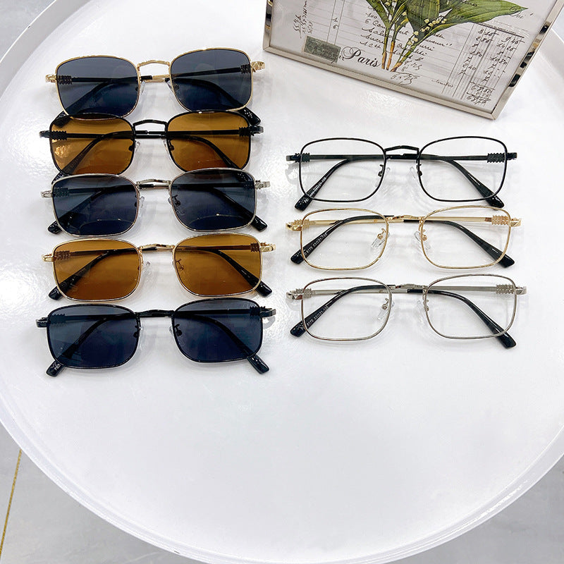 Modische Brille mit Eckigem Rahmen Karnz