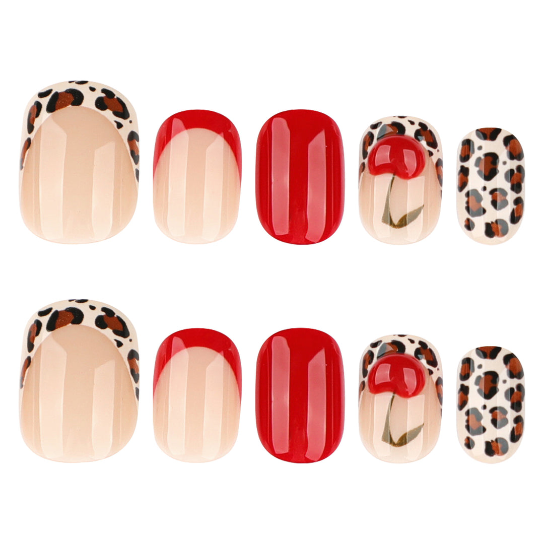Exquisite Nagelkunst mit Obst- und Tiermotiven Karnz