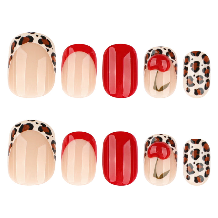 Exquisite Nagelkunst mit Obst- und Tiermotiven Karnz