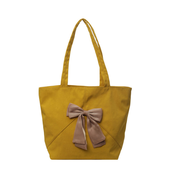 Elegante Bow Detail Tragetasche Karnz