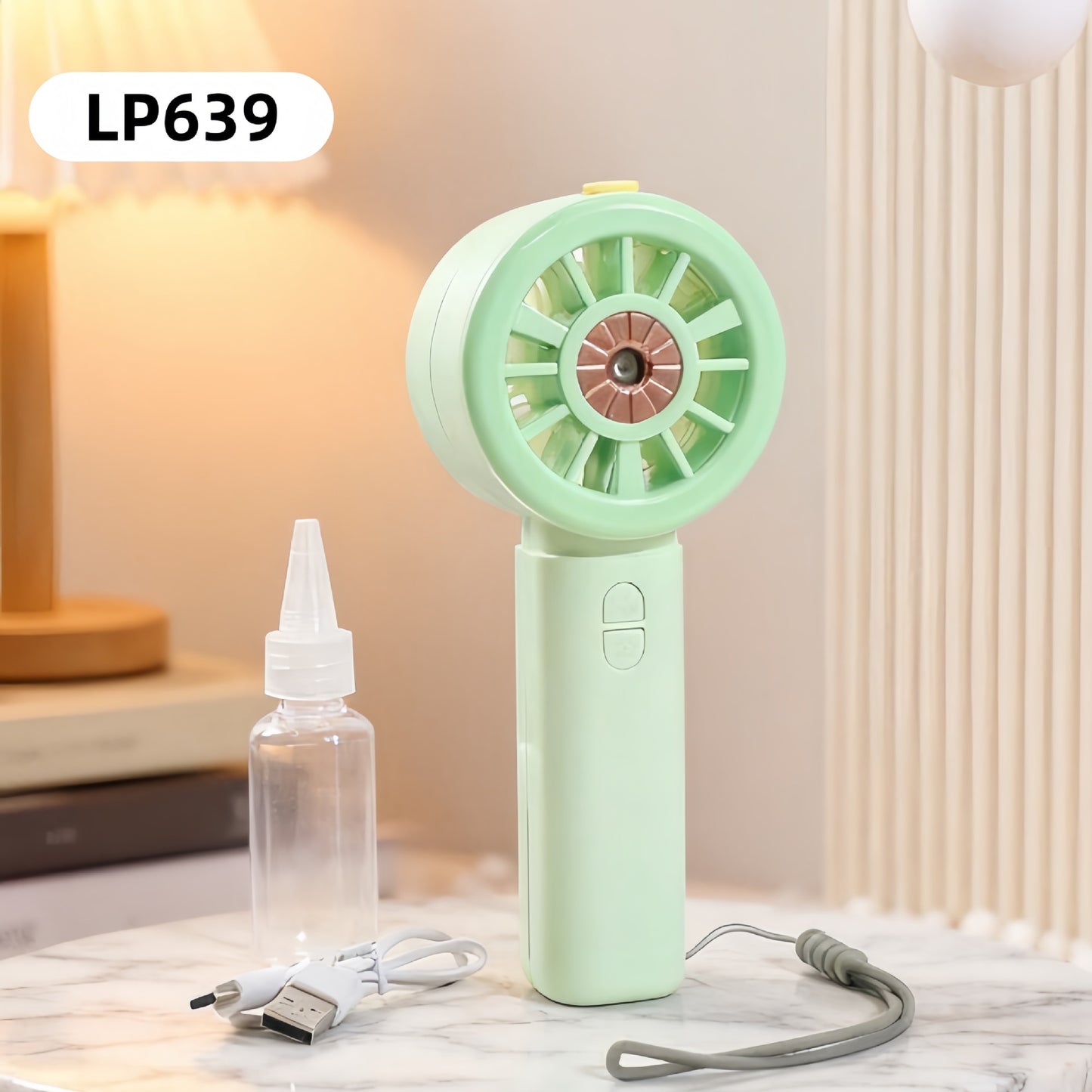 Damen tragbarer Sprühventilator mit USB-Ladefunktion und ergonomischem Design Karnz
