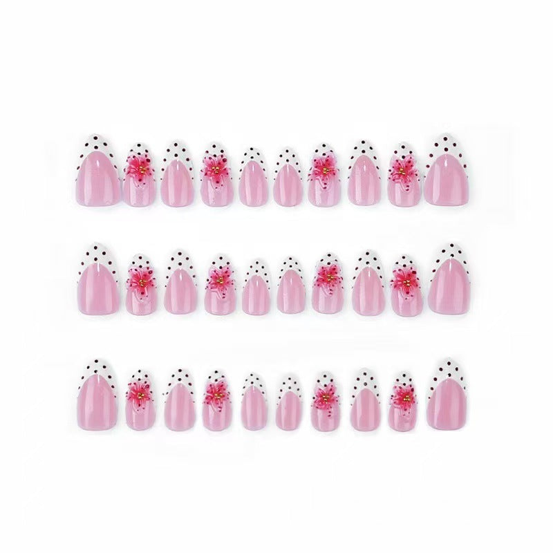 Floral Design Press-On Nail Art Set Karnz