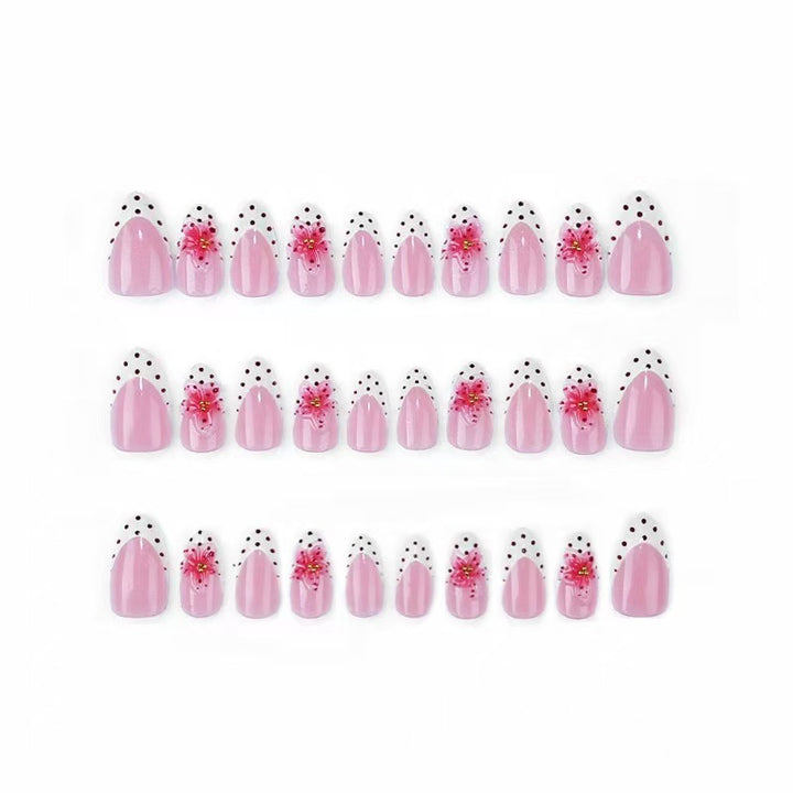 Floral Design Press-On Nail Art Set Karnz