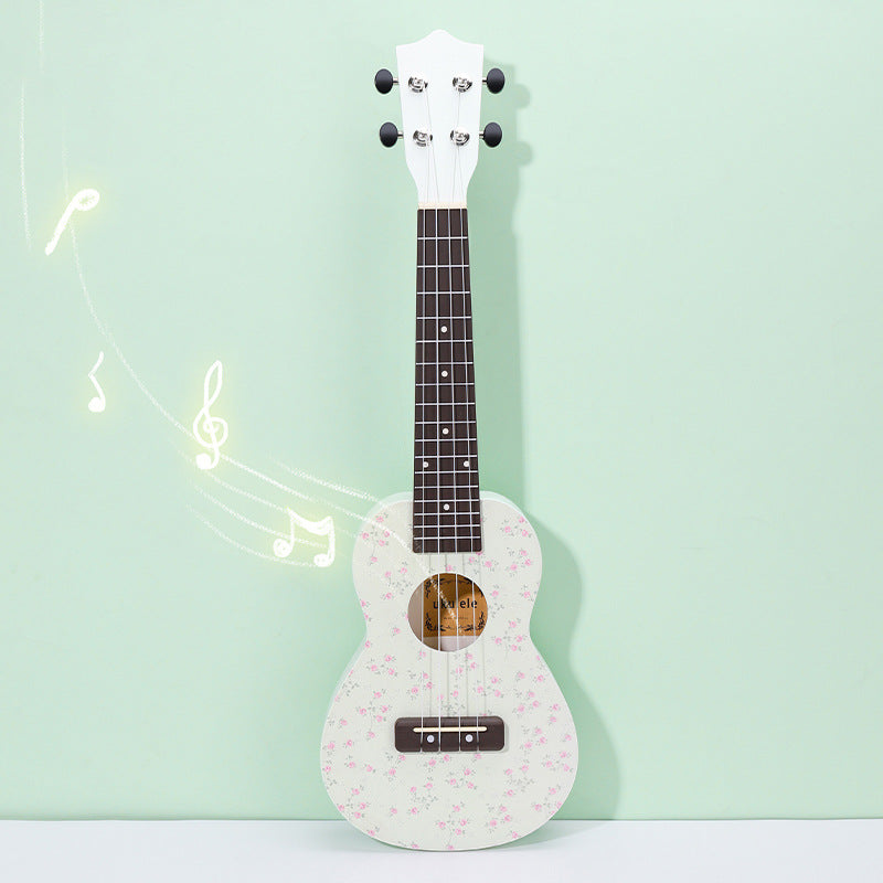 Blumenmuster Ukulele Karnz