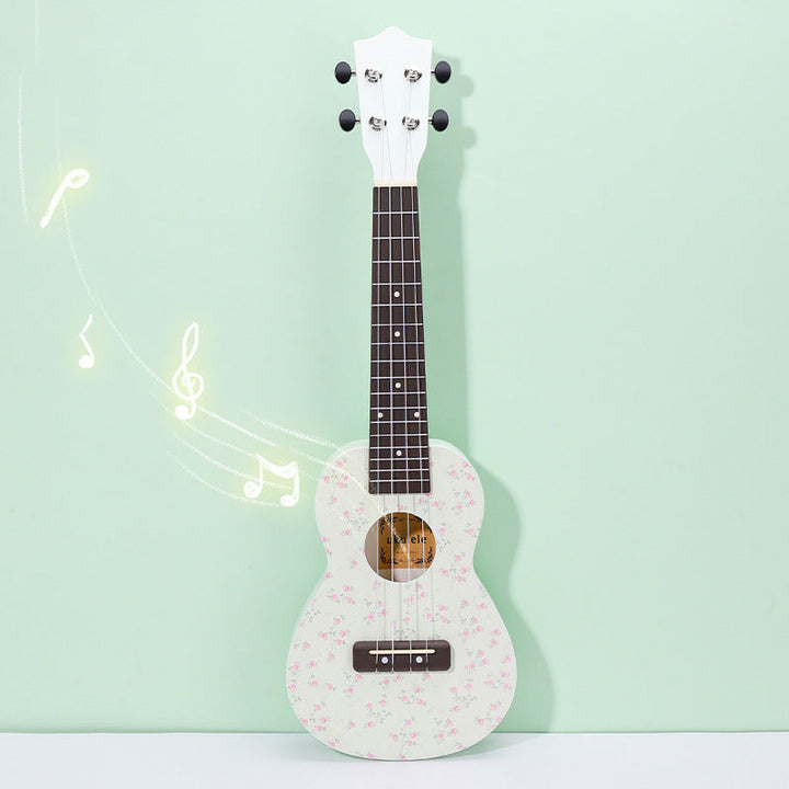 Blumenmuster Ukulele Karnz
