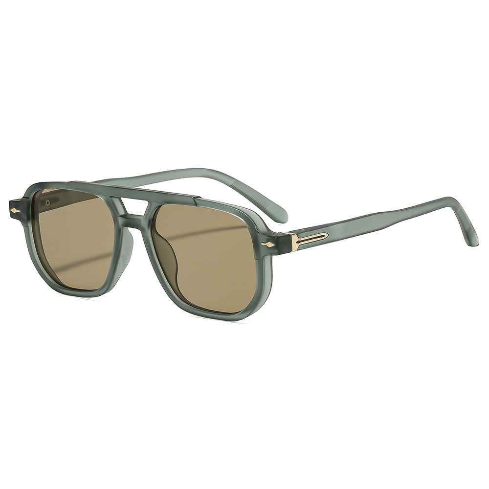 Damen modische Sonnenbrille mit extragroßem Rahmen Karnz