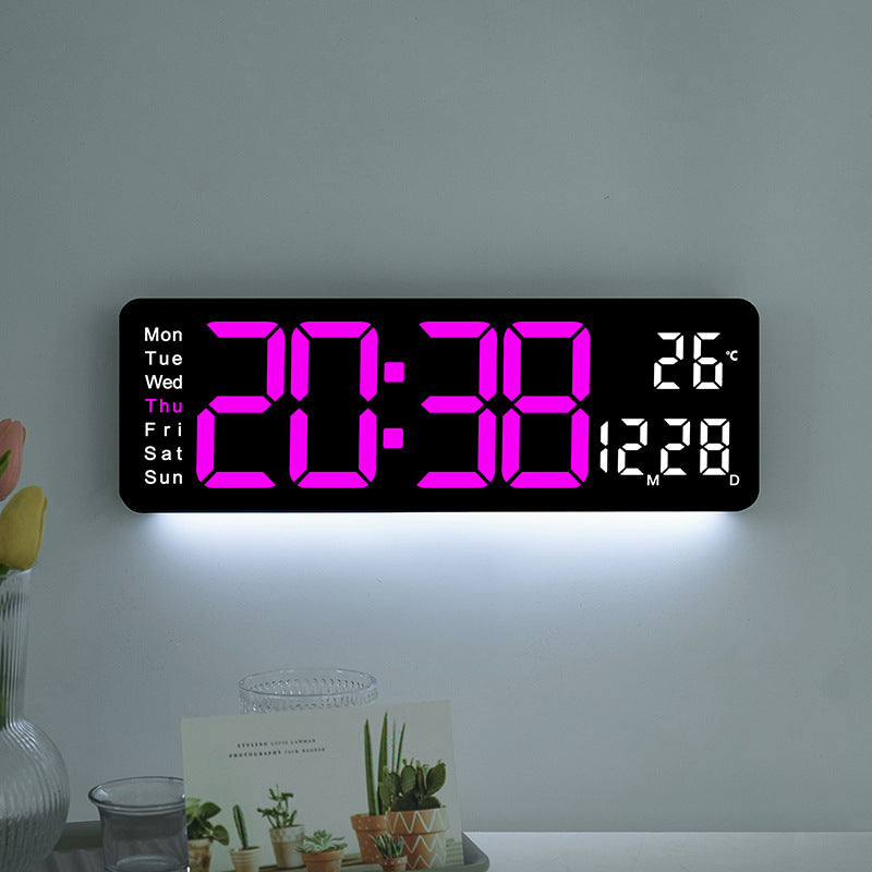 Digitaler LED-Wecker mit Temperatur- und Wochentagsanzeige Karnz