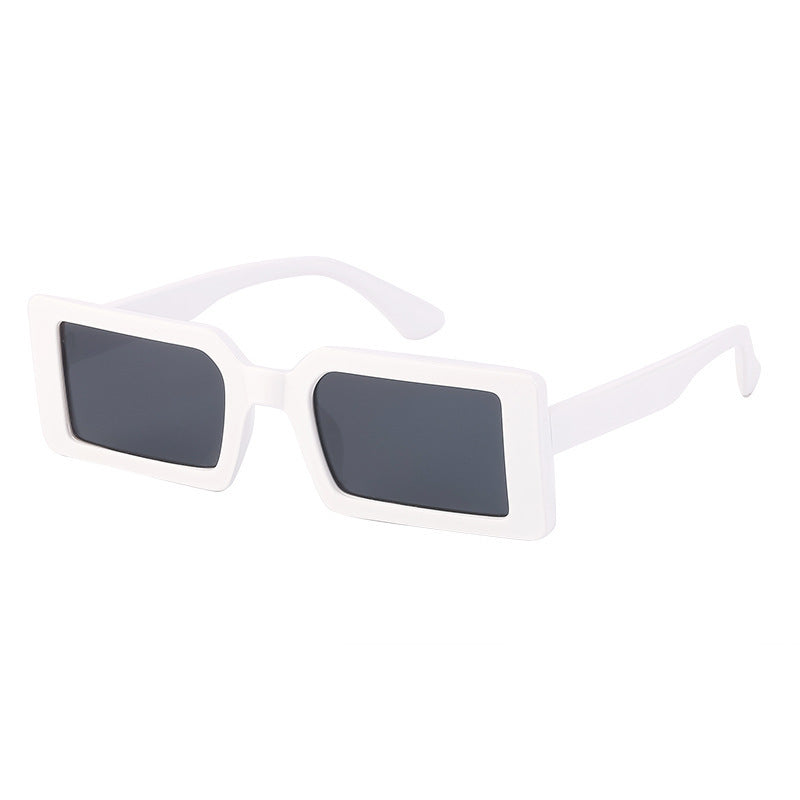 Damen modische transparente Eck-Sonnenbrille Karnz