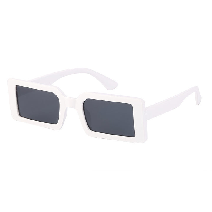 Damen modische transparente Eck-Sonnenbrille Karnz