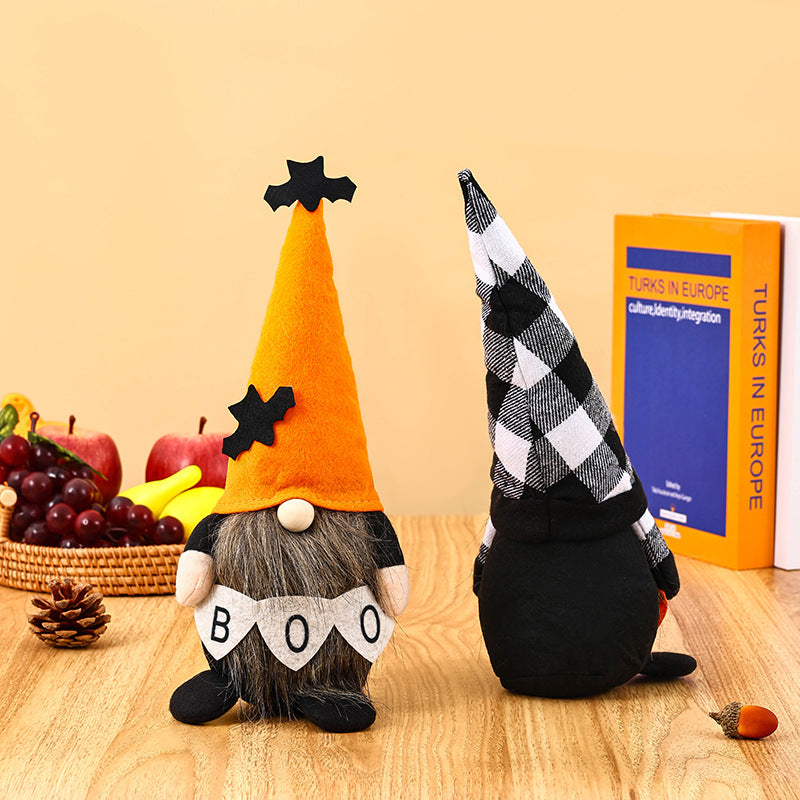 Dekorative Halloween-Gnom Figur Karnz
