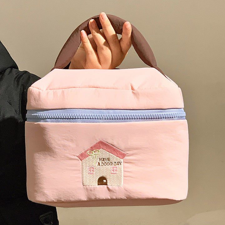 Praktische Lunchbox mit Verspieltem Hausdesign Karnz
