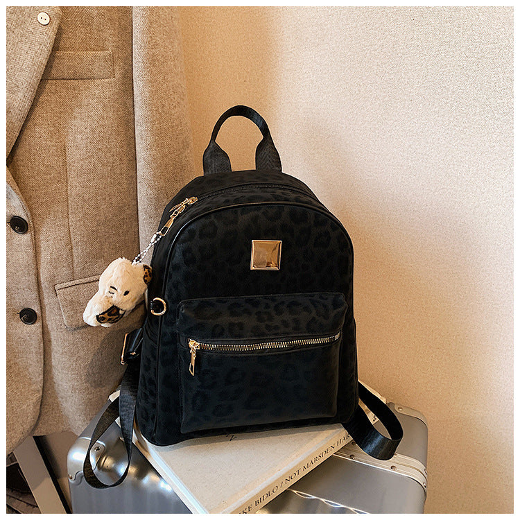 Stylische Tierdruck Mini-Rucksack