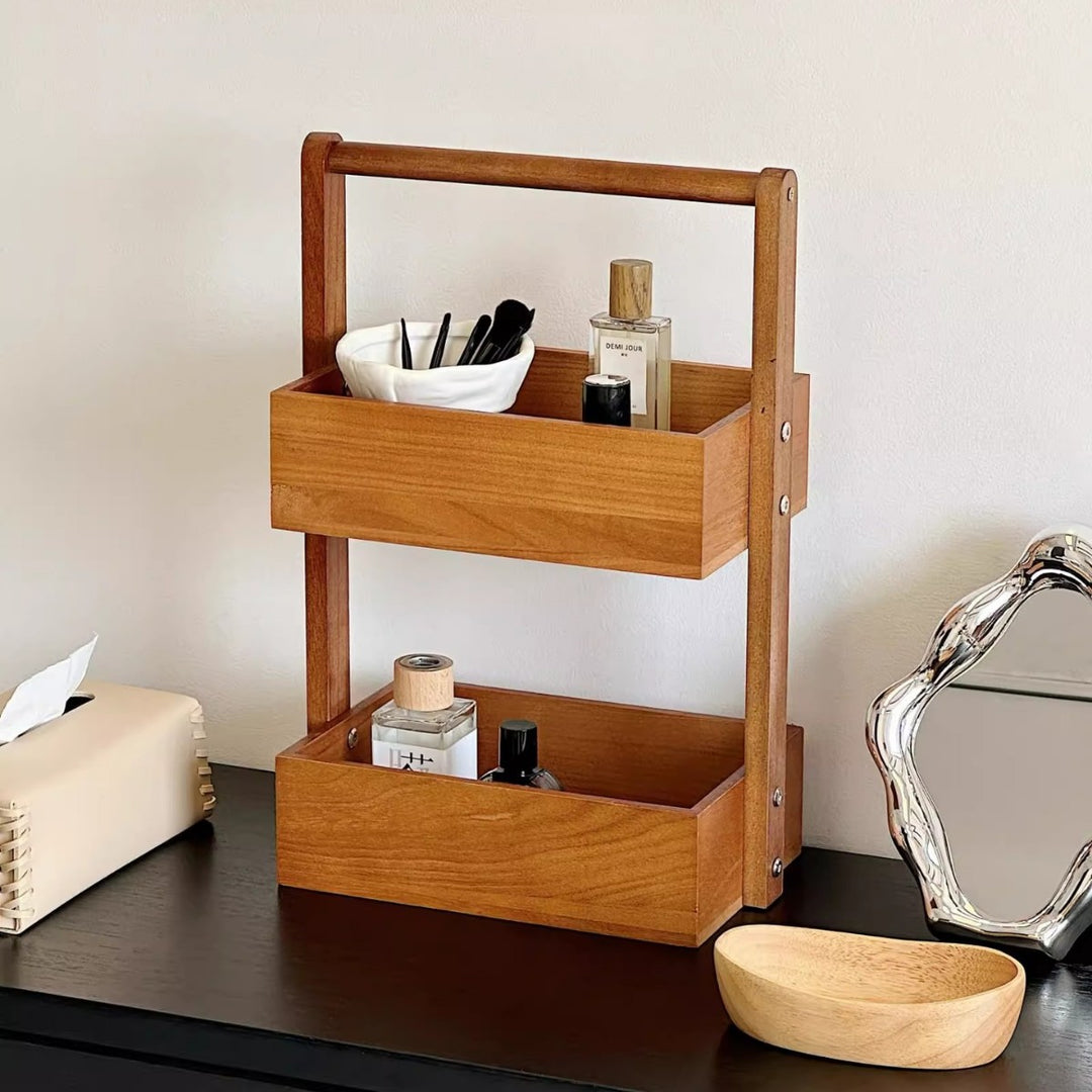 Holz Mehrstufiger Organizer Karnz