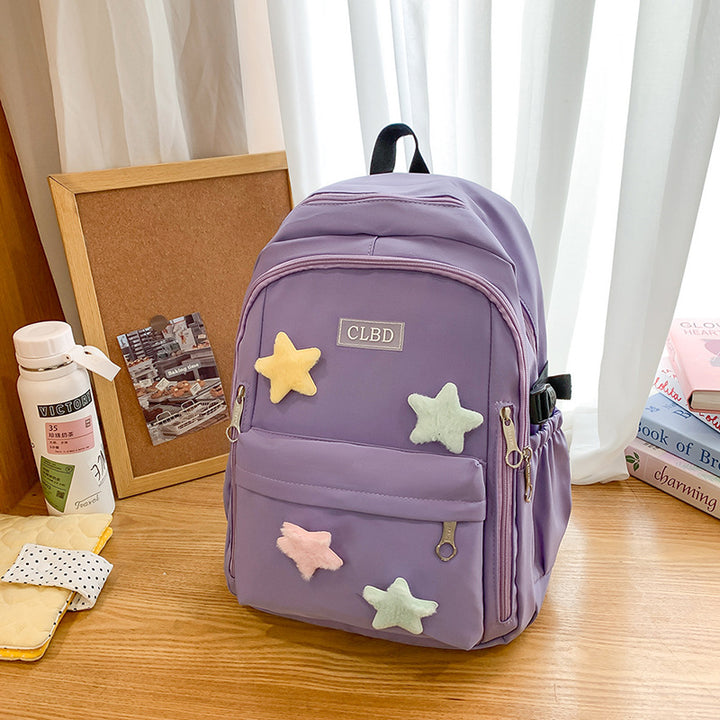 Dekorativer Plüschstern Rucksack