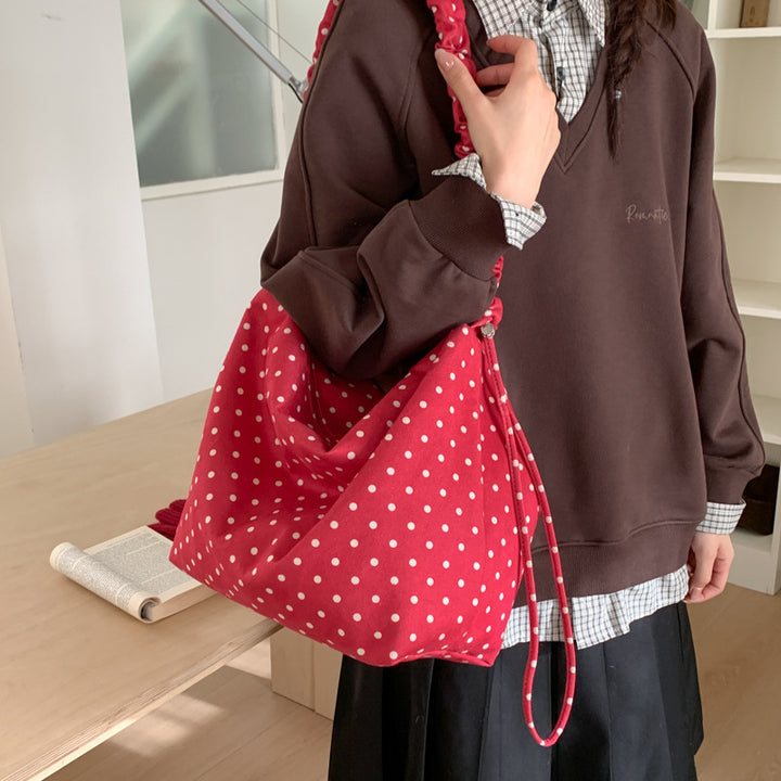 Polka Dot Hobo Tasche