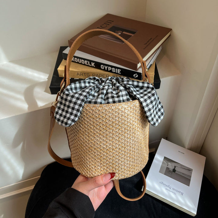 WoWoven Strand Eimer Tasche Karnz
