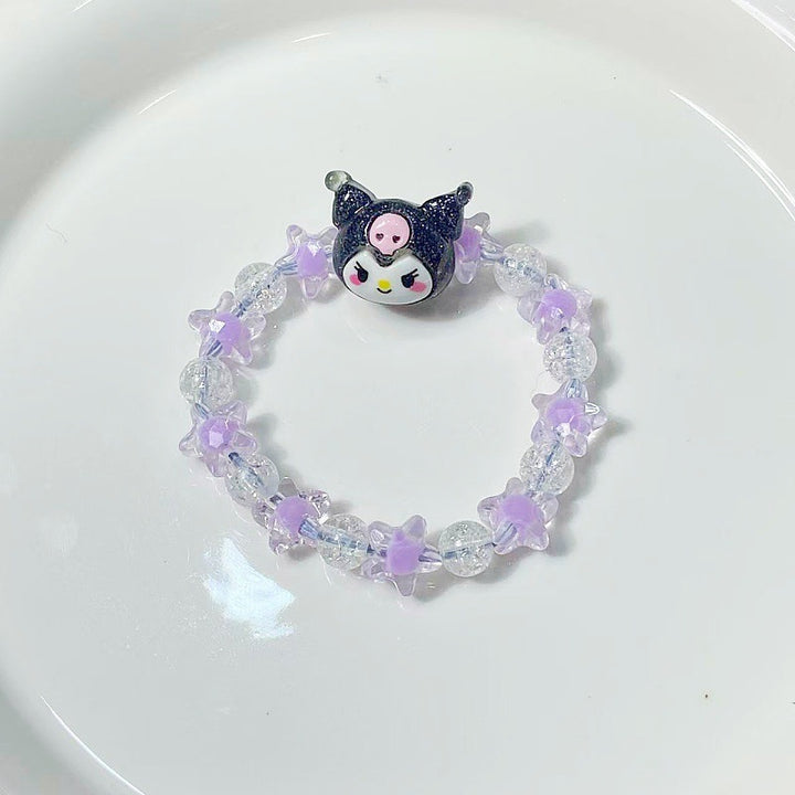 Verspieltes Armband mit Sternen und Niedlichem Anhänger Karnz