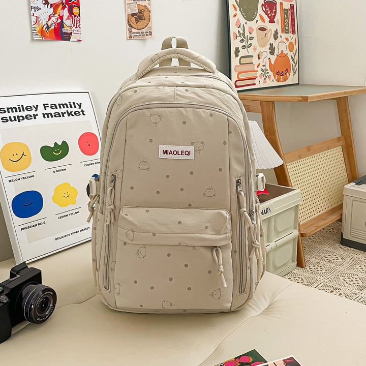 Verspielt gepunktetes Design Rucksack Karnz
