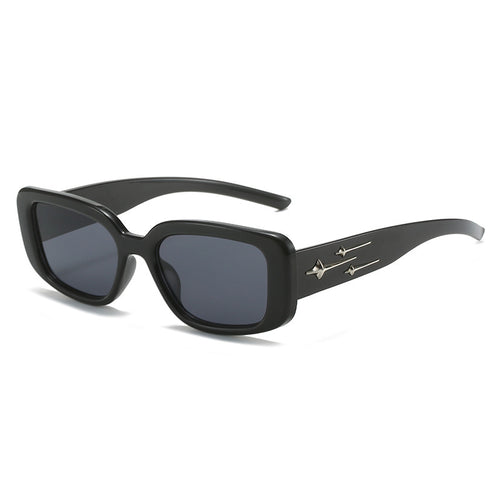 Moderne Minimalistische Quadratische Rahmen Sonnenbrille Karnz