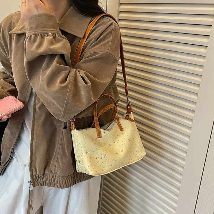 Künstlerische Stern-Druck-Handtasche