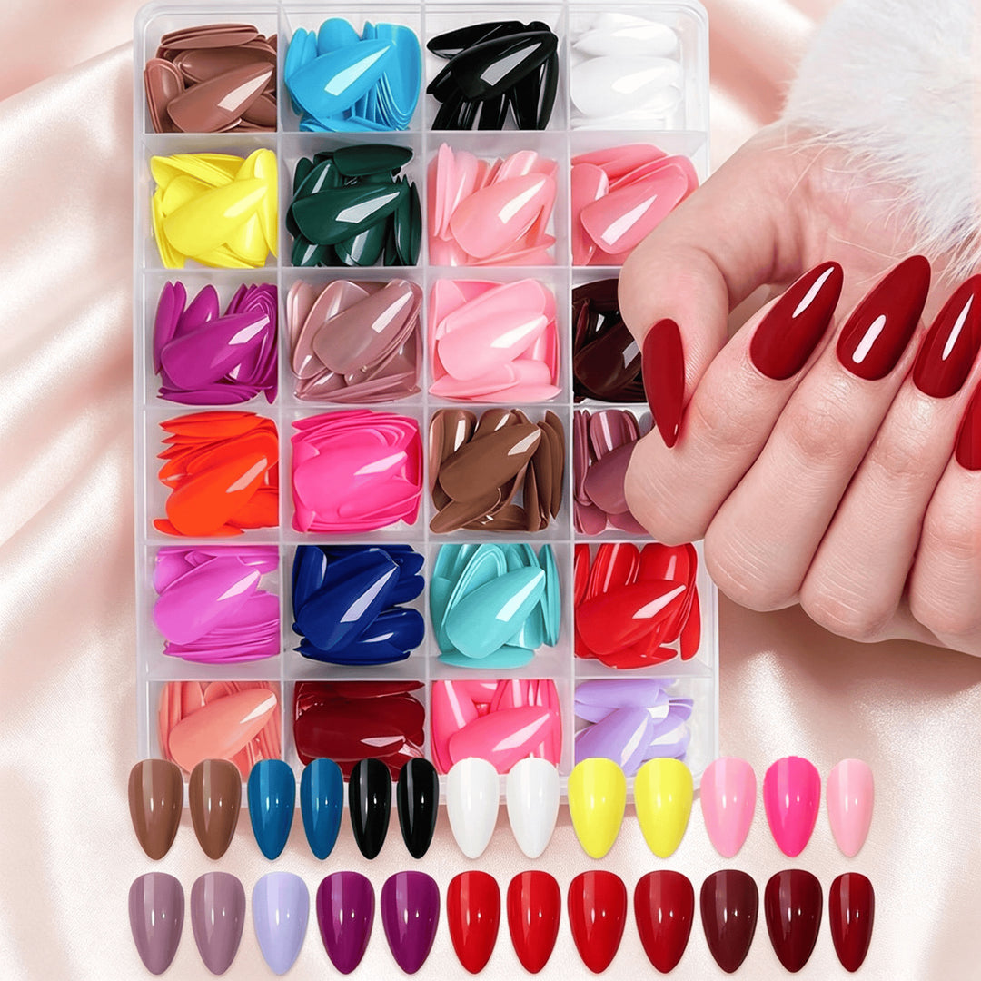Premium Glänzende Fingernagelspitzen Karnz