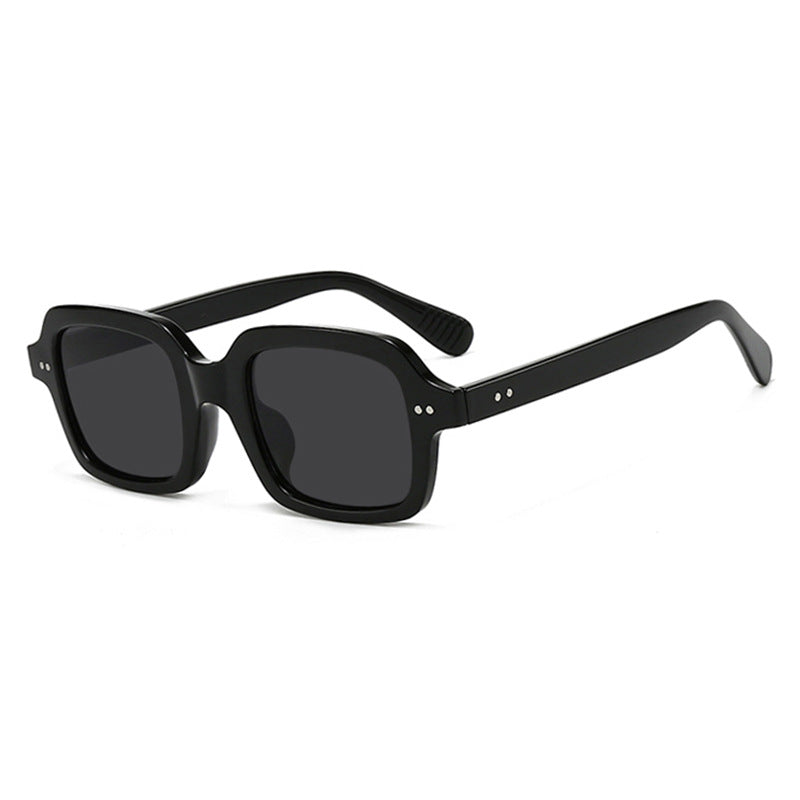 Damen moderne quadratische Sonnenbrille mit breitem Rahmen und elegantem Design Karnz