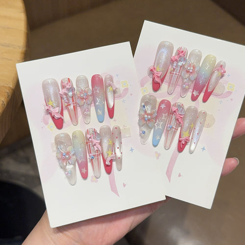 Künstliche Nagelspitzen mit Verspieltem Design Karnz