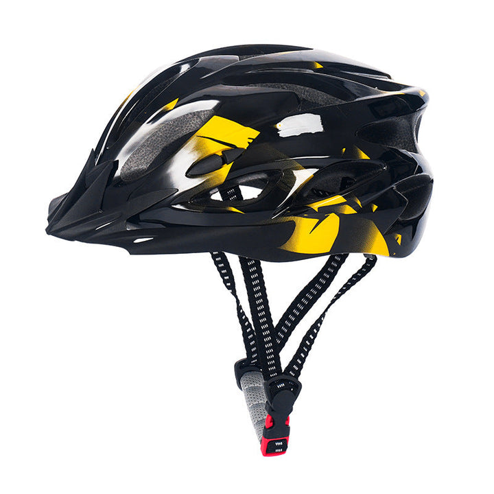 verstellbarer belüfteter Straßen- und Mountainbike-Helm mit Visier und hinten einstellbarem Fit Karnz