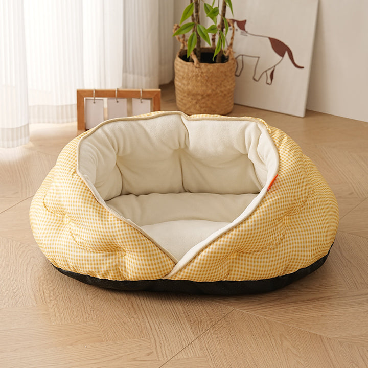 Luxuriöses Plüsch Nest Hundebett