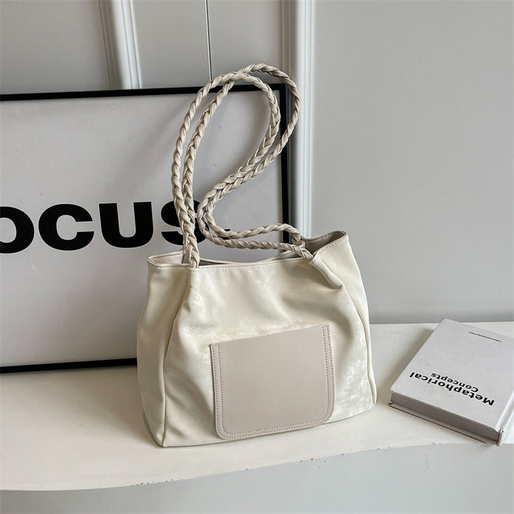 Stylische geflochtene Griff-Handtasche Karnz