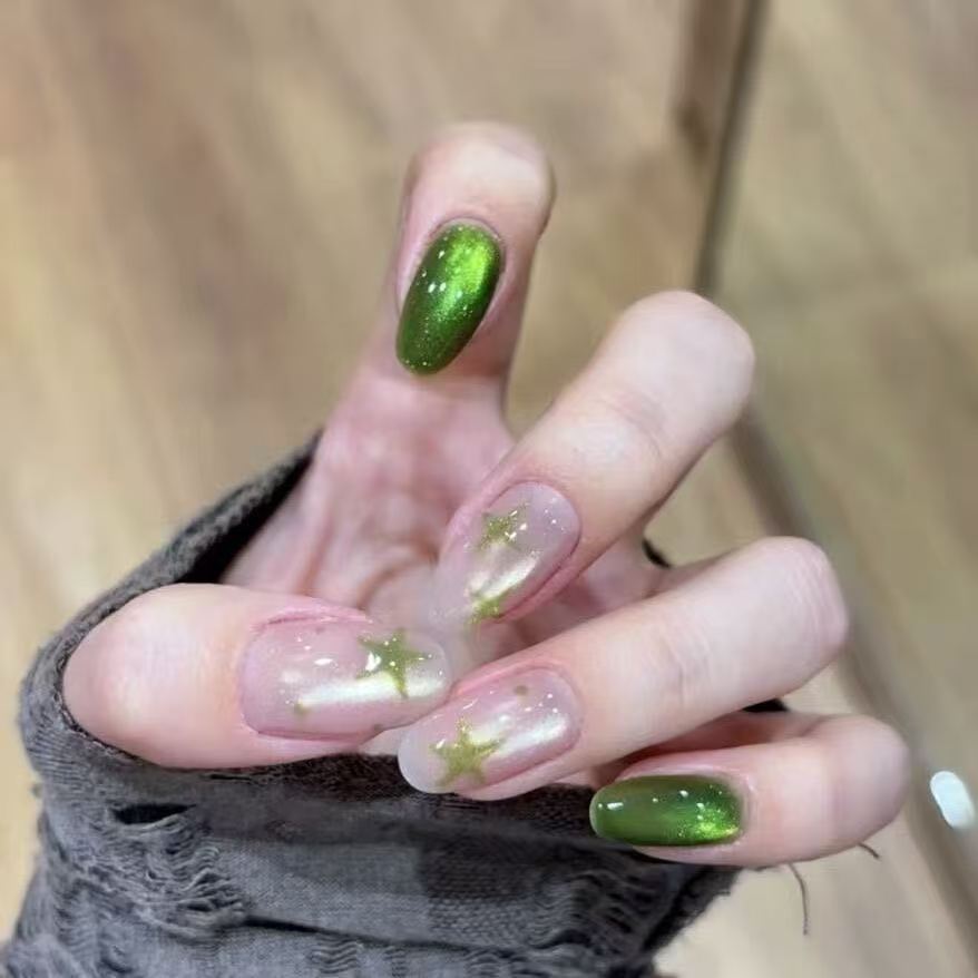 Künstlerisches Ombre Glitter Nagelkunst Set Karnz