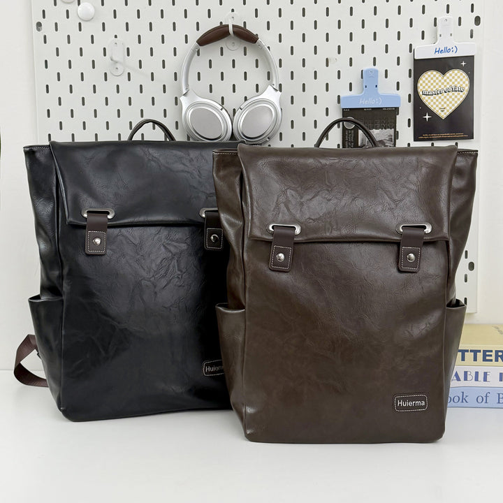 Modischer Leder Rucksack Karnz