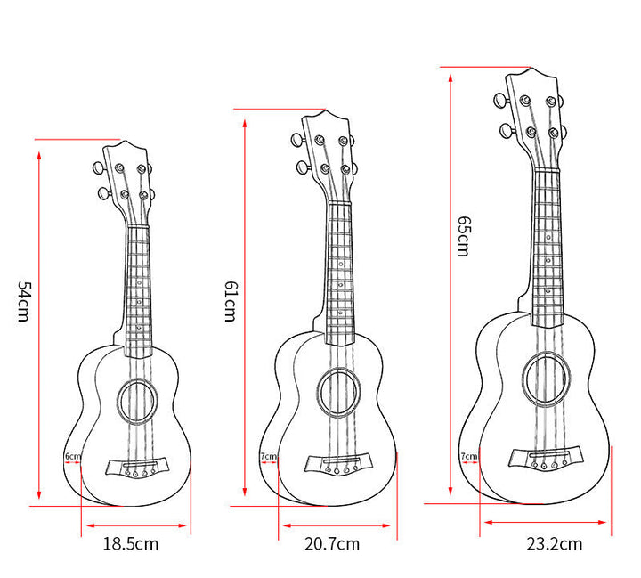 Anfängerfreundliche Ukulele Karnz
